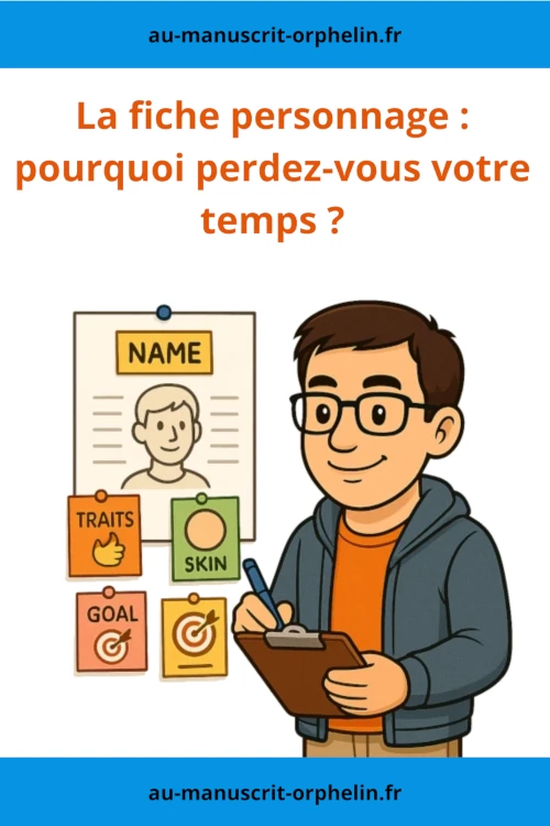 Fiche personnage : pourquoi perdez-vous votre temps ?
